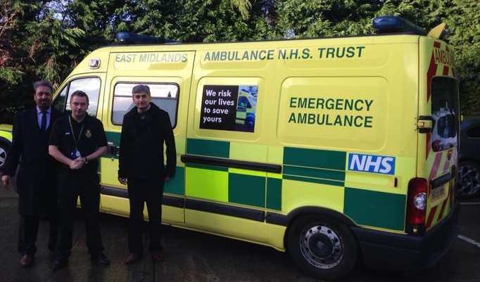 East Midlands - Ambulance Donation - March 2014